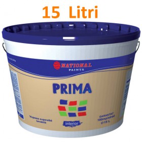 National Paints PRIMA INTERIOR - vopsea Lavabila superalba 15 Litri